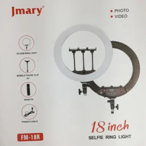 Jmary FM 18R 18-inch Selfie Ring Light