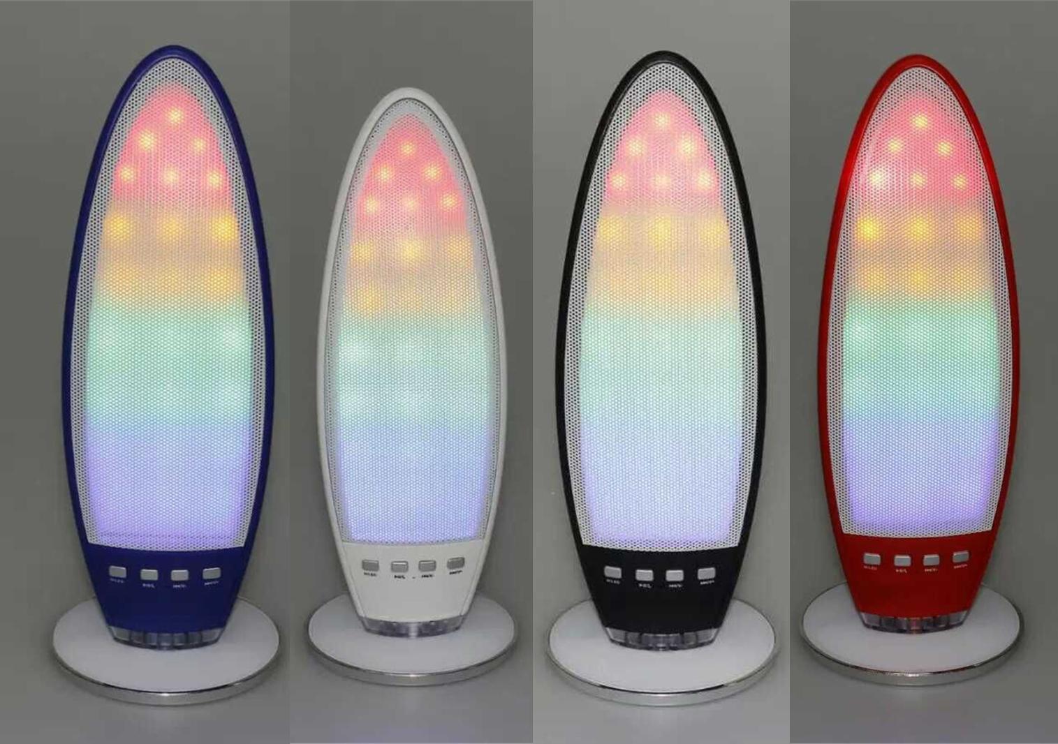 Wireless Mini Colorful LED Bluetooth Speaker CH-222D Rechargeable - Image 2